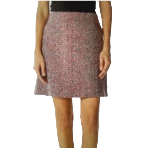 Loft Herringbone Wool Blend Skirt - Picture 1 of 3